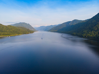 Image showing Teletskoye lake in Altai mountains