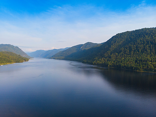 Image showing Teletskoye lake in Altai mountains