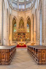 Image showing Cathedral interior Kutna Hora. Czech Republic