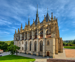 Image showing Saint Barbara\'s Cathedral, Kutna Hora, Czech Republic