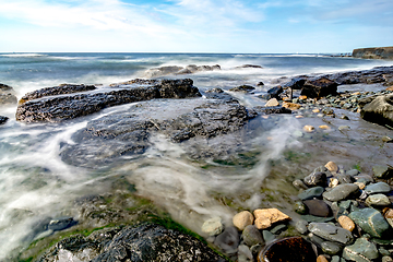 Image showing coastline near newport rhode island