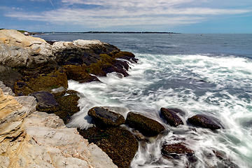 Image showing coastline near newport rhode island