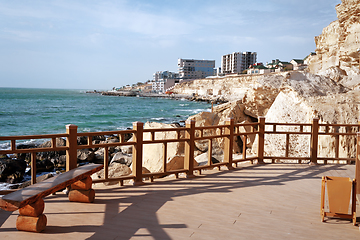 Image showing Rock trail in Aktau.