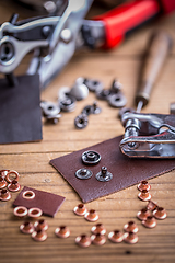 Image showing Leather hole punch