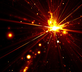 Image showing abstract explosion background