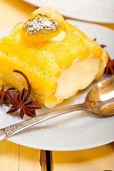 Image showing cream roll cake dessert and spices