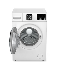 Image showing Front load washing machine