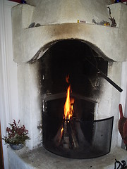 Image showing Wood-burning stove
