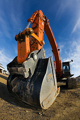 Image showing Big Backhoe