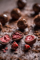 Image showing Dried strawberry