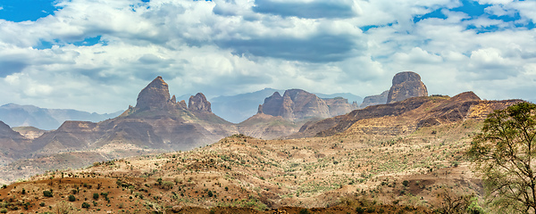 Image showing Semien or Simien Mountains, Ethiopia