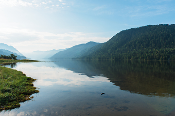 Image showing Teletskoye lake in Altai mountains