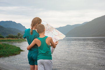 Image showing Teletskoye lake in Altai mountains