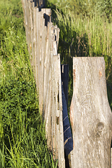 Image showing old fence