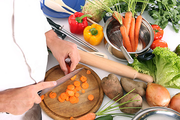 Image showing preparing lunch 