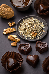 Image showing Delicious chocolate pralines