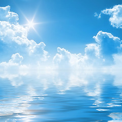 Image showing blue sky background