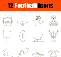 Image showing Football Icon Set