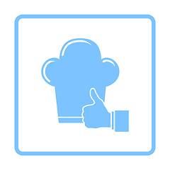 Image showing Thumb Up To Chef Icon