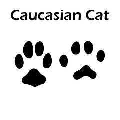 Image showing Caucasian Cat Footprint