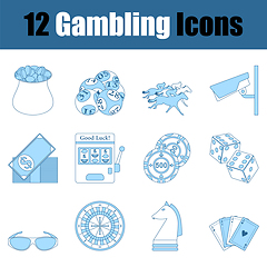 Image showing Gambling Icon Set