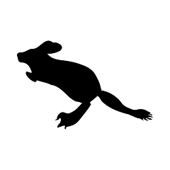 Image showing Jerboa Silhouette