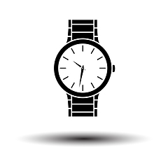 Image showing Business Woman Watch Icon