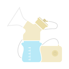 Image showing Electric Breast Pump Icon