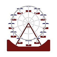 Image showing Ferris Wheel Icon