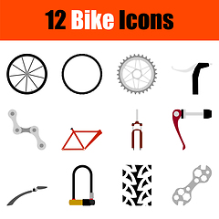 Image showing Bike Icon Set