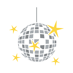 Image showing Night Clubs Disco Sphere Icon