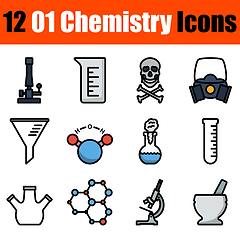 Image showing 01 Chemistry Icon Set