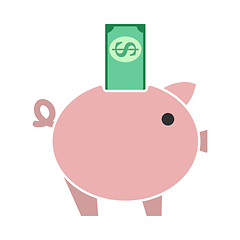 Image showing Piggy Bank Icon