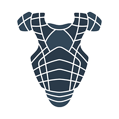 Image showing Baseball Chest Protector Icon