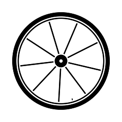 Image showing Bike Wheel Icon