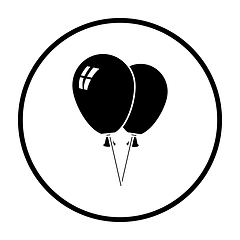 Image showing Two Balloons Icon