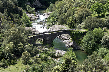 Image showing old stone bridge