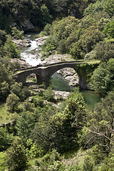 Image showing old stone bridge