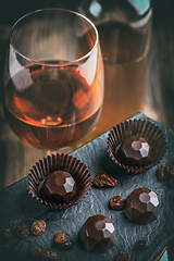 Image showing Chocolate praline