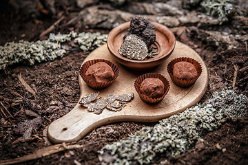 Image showing Truffles candy dessert