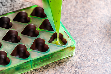 Image showing Homemade chocolate