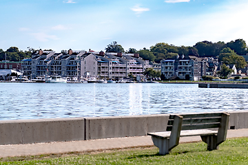 Image showing newport rhode island scenic views at harbour