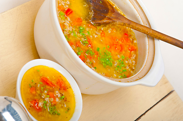 Image showing Syrian barley broth soup Aleppo style