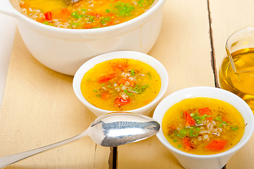 Image showing Syrian barley broth soup Aleppo style