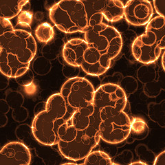 Image showing orange cells background