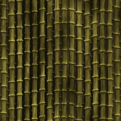 Image showing yellow bamboo background