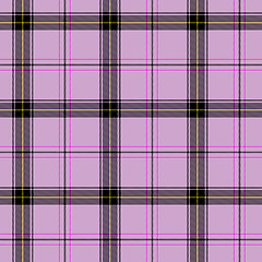 Image showing pink scottish tartan