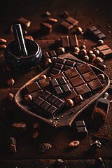 Image showing Milk chocolate composition