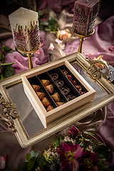 Image showing Luxury chocolate candy