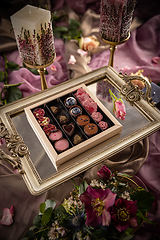 Image showing Luxury handmade chocolates